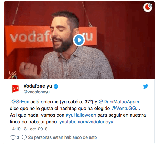 Dani Mateo Vodafone