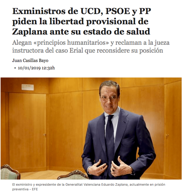Zaplana no es Bolinaga